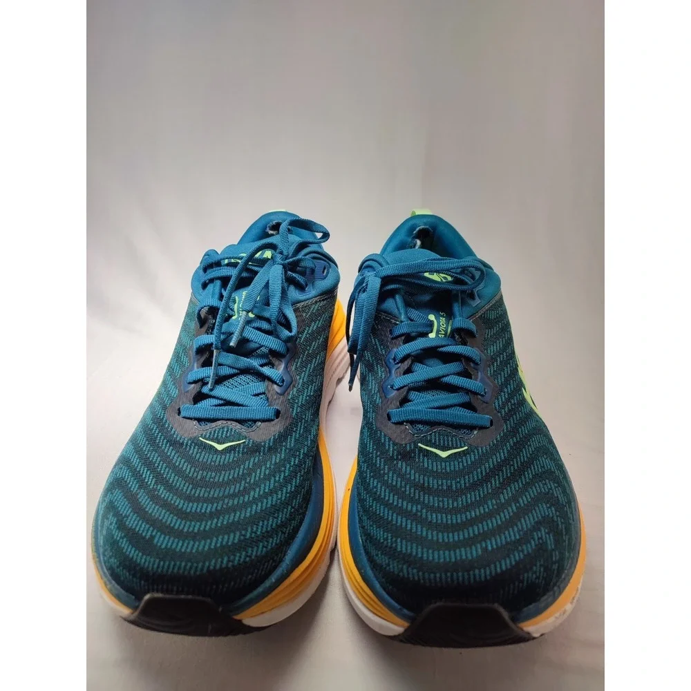 Hoka Gaviota 5 Deep Lagoon Mens Size 9 Wide Running Shoe Stability